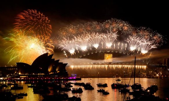 New year fireworks in Sydney